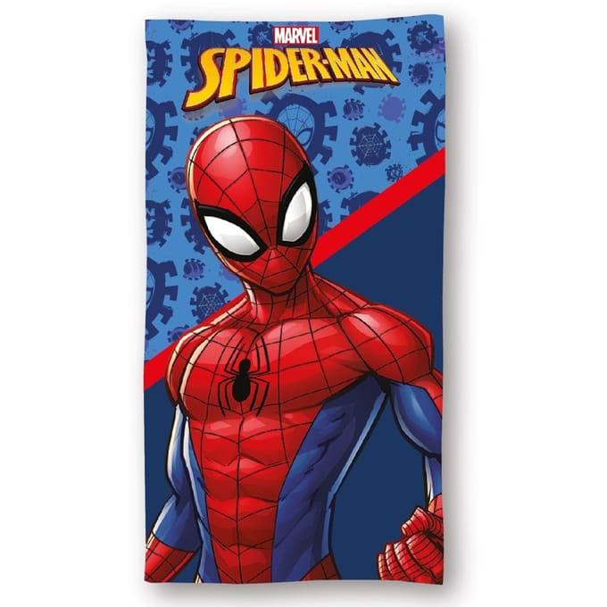 Spiderman strandlaken Legendary Hero sneldrogend 70 x 140 cm - polyester
