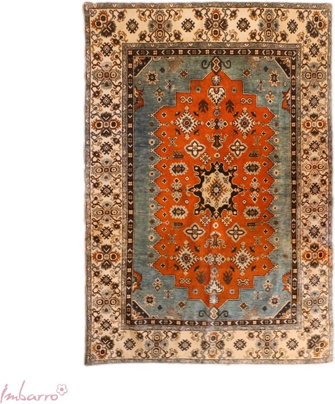 Imbarro - Vloerkleed - Meadow - Katoen - Bohemian Chic - 140x220 cm