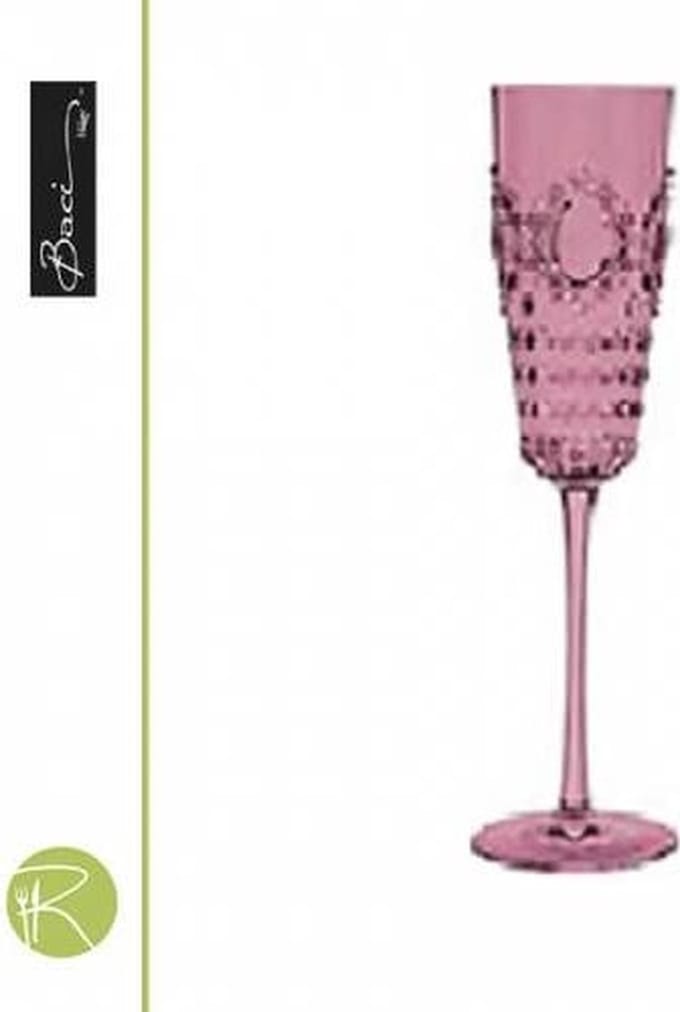 Baci Milano - Baroque & Rock Acrylic Drinking Champagne Flute