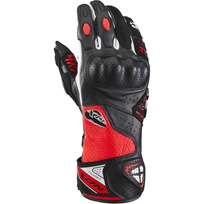 Ixon Thunder Air Zwart Rood Wit Handschoenen - Handschoen