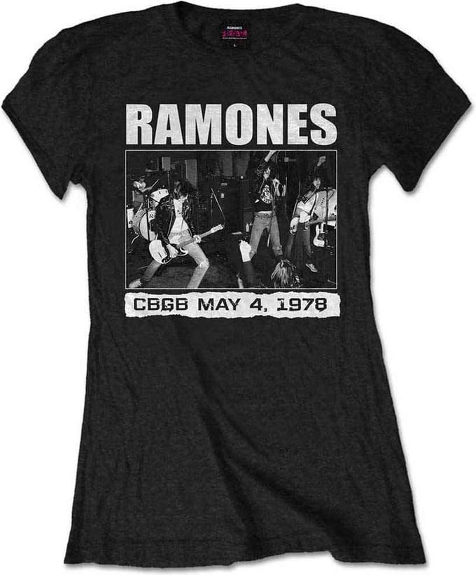 Ramones - CBGB 1978 Dames T-shirt - 3XL - Zwart
