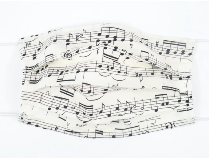 Face Covering Music Design 12 (Cotton) 18,5*9,5 cm