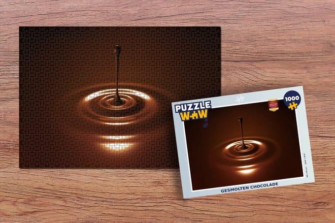 Puzzel Gesmolten chocolade - Legpuzzel - Puzzel 1000 stukjes volwassenen