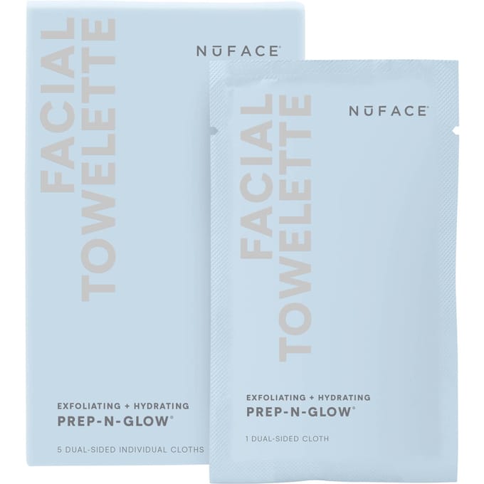 NuFACE Prep-N-Glow Gezichtsdoekjes (Set van 5)