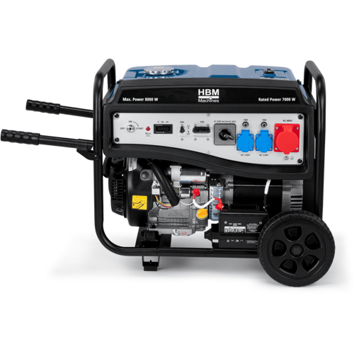 HBM aggregaat, generator 459 cc met benzinemotor 230/400V 8000W