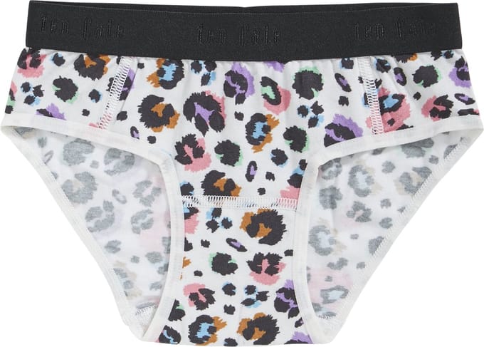 ten Cate Basics hipster leopard off white voor Meisjes | Maat 110/116