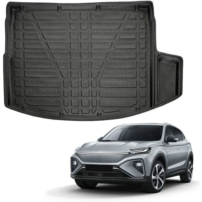 Bac de coffre sur mesure - SCOUTT - MG Marvel R Depuis 2024 - Noir mat - Surface antidérapante - Bords surélevés