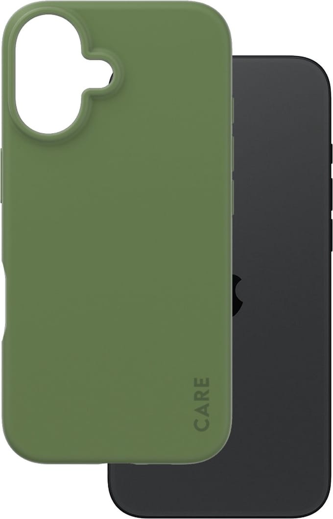 CARE by PanzerGlass Case Fashion Green iPhone 16