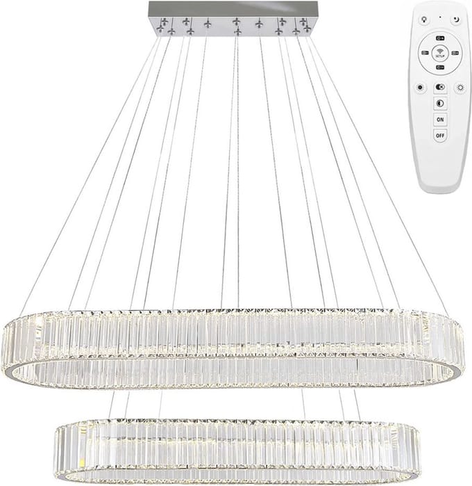 Toolight App1546-Cp2 Hanglamp Chroom 100X39X100Cm