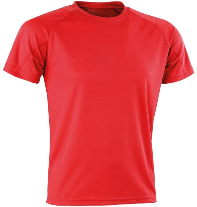 Spiro Volwassenen Unisex Impact Aircool Tee (Rood)