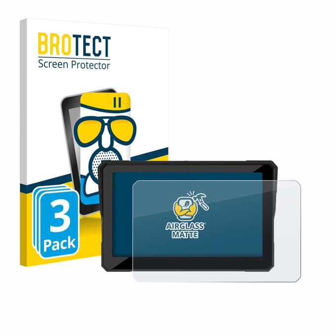 BROTECT - Screenprotector voor Carpuride W702S Pro 7" - Folie Beschermfolie Beschermglas matte 3 Stuks