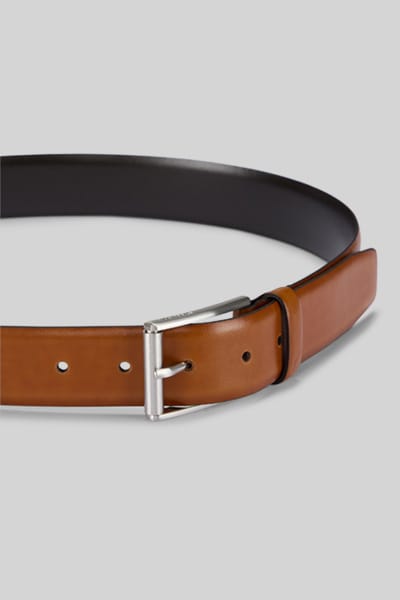 strellson Leren riem Men's Belt W100 Cognac bruine
