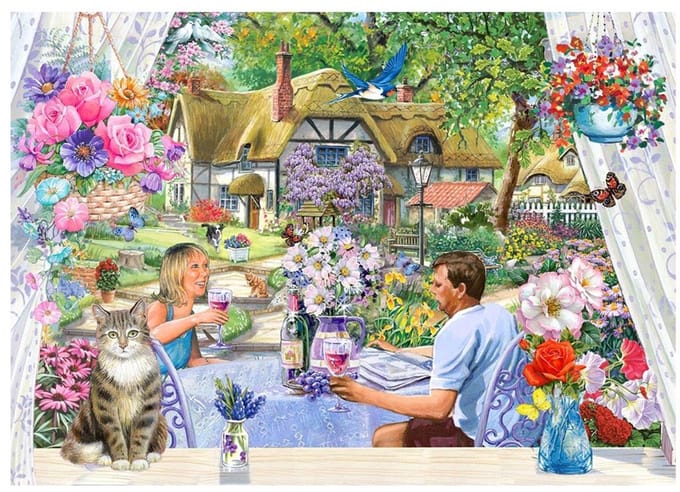 Enjoying the Garden Puzzel 500 XL stukjes