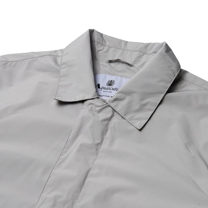Aquascutum Active Packable Trench Antarctica Grey Jacket
