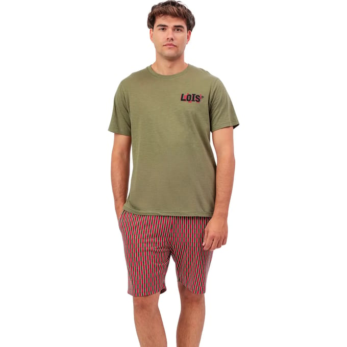 Pyjama-sets Admas Pyjamashort t-shirt Wanderlust Lois