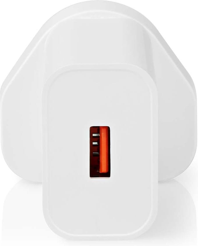 Nedis Oplader - 18 W - QC3.0 - Snellaad functie - 3.0 A - Outputs: 1 - USB-A - Automatische Voltage Selectie - Wit