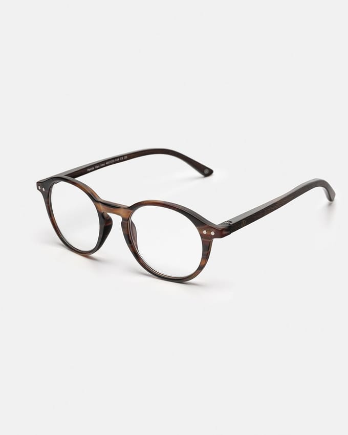 Leesbril Aptica Panda Hao Hao Round-Panda Bruin-+1.00
