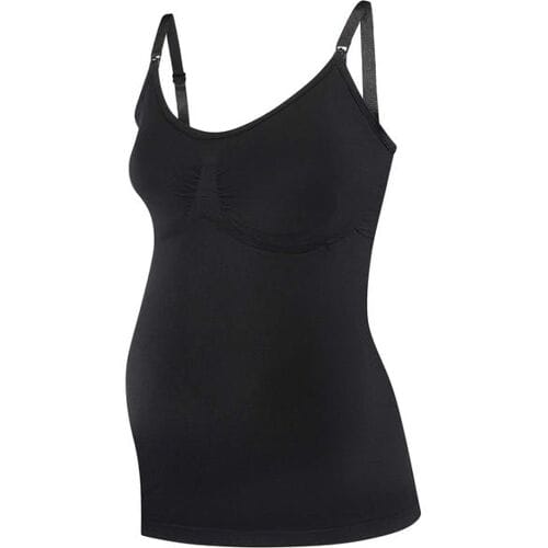 Prénatal voedingstop seamless Black S-M Dames