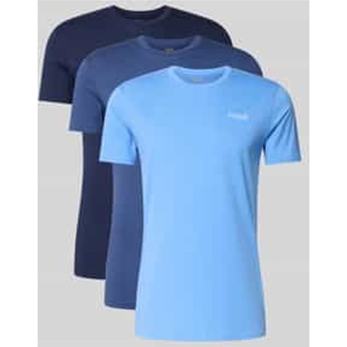Regular Fit pyjamabovenstuk van 100% katoen model 'CREW-SLEEP-TOP'