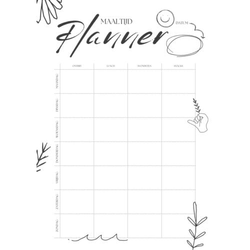 Maaltijdplanner - Andries B.V.
