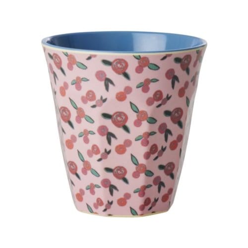Rice melamine beker medium a rose is a rose