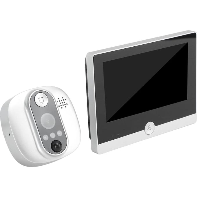 Draadloze Video Deurbel Camera met 4,3 Inch Kleur LCD Monitor WiFi Slimme Bewegingsdetectie Video