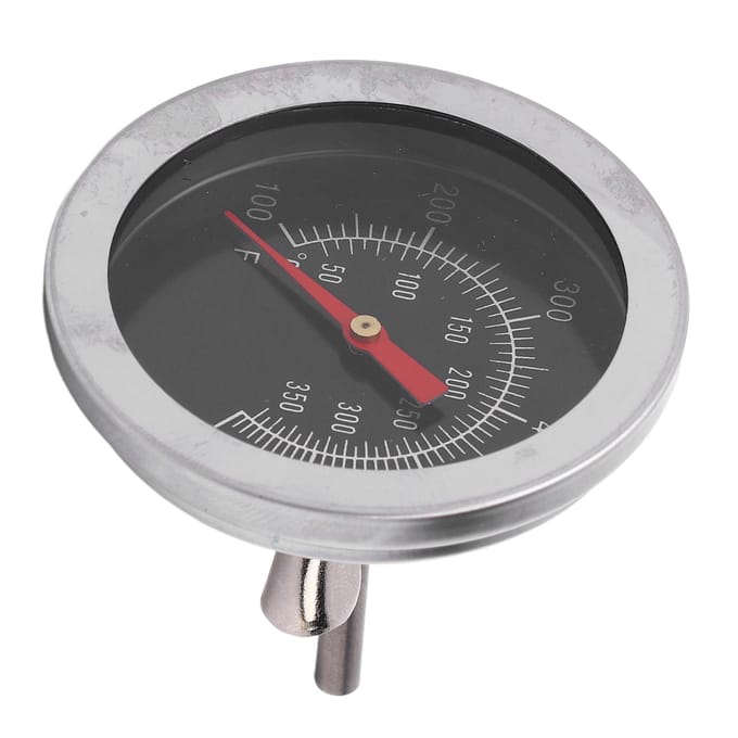 Oventhermometer 52mm Grote Wijzerplaat M8 Draad RVS BBQ Grill Temperatuurmeter voor Koken black
