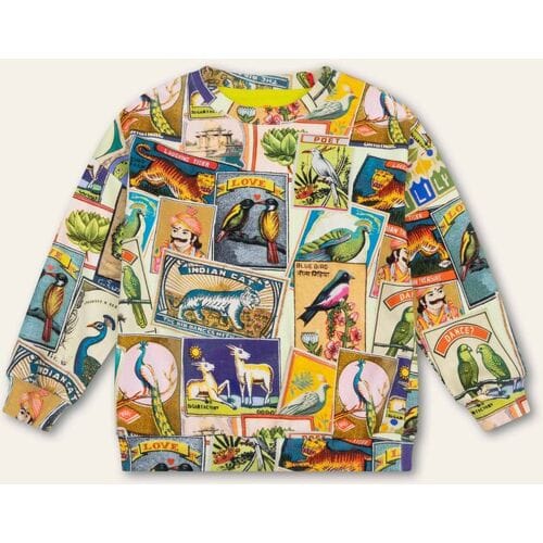 Oilily Harvest Sweater- maat116/6yr Lime Cream