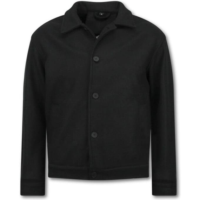 Heren Jack - Tussenjas Heren - Heren Overshirt - 528 - Zwart
