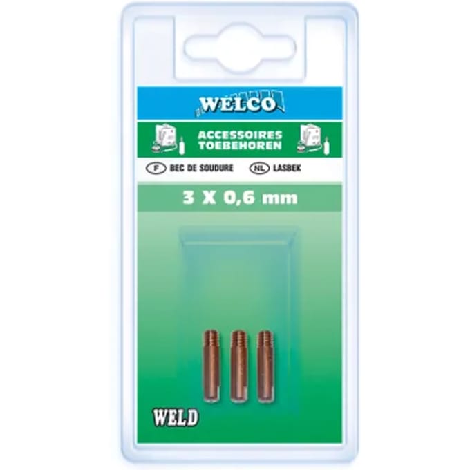 Welco Contactbekken Voor Halfautomaten 0,6mm M6