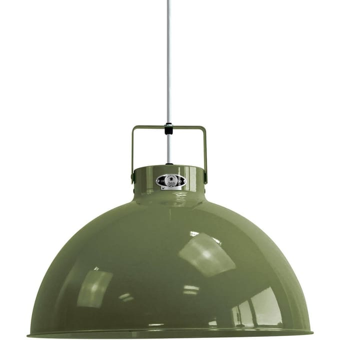 Jieldé Dante D450 hanglamp, olijfgroen, Ø 45 cm