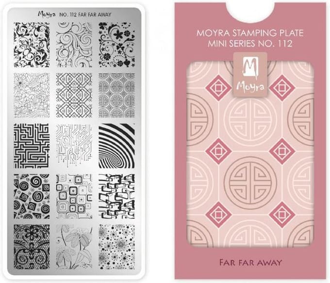 Moyra Mini Stamping Plate 112 Far Far Away