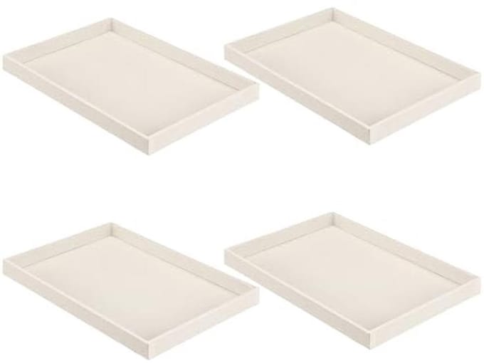 4 Stuks Stapelbare Sieraden Organizer - Dienblad voor Armbanden, Ringen en Oorbellen