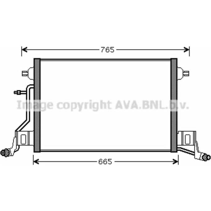 Condensator, airconditioning AVA COOLING AI5264