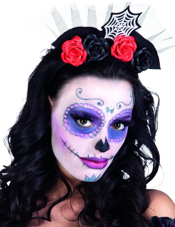 Dag van de doden tiara Catrina.
