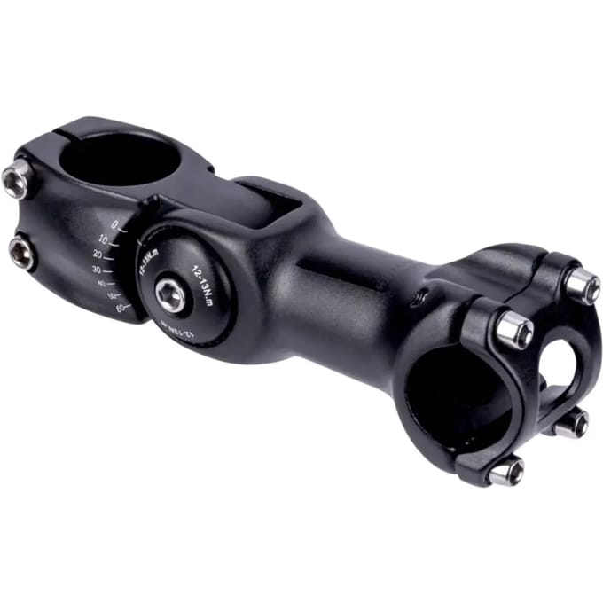 Contec Lida 25.4 Mm Fiets Stuurpen Zwart 90 mm / 0º/+60º