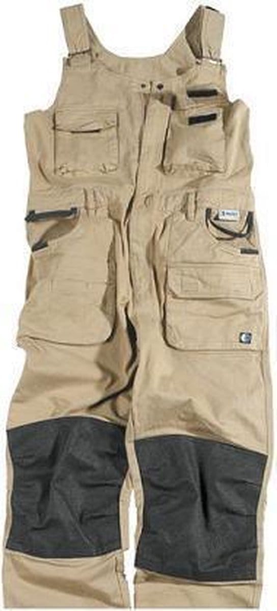 Beckum Workwear EBBT04 Basis bodybroek met B-Protect knie Khaki S