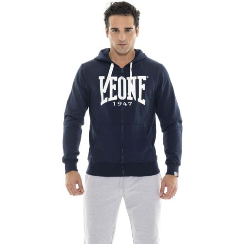 Capuchon sweaters Leone 1947 Man Hoody Full Zip Big Logo
