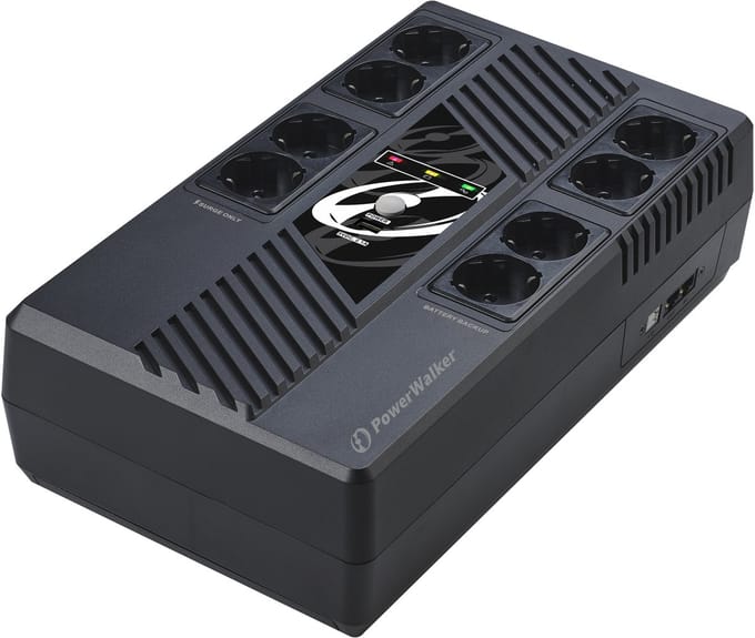 BlueWalker 10121162 - PowerWalker VI MS - 1000VA/600W - Line Interactive UPS