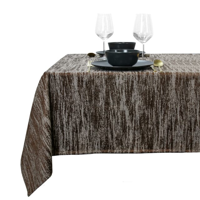 Unique Living - Tafelkleed Neomi 145x250cm - Rocky Brown