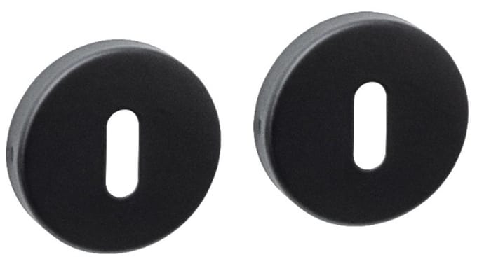 Intersteel Sleutelrozetten basic verdekt ø53x10mm zwart