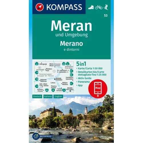 Kompass Wk53 Meran Und Umgebung - Kompass Wanderkarten