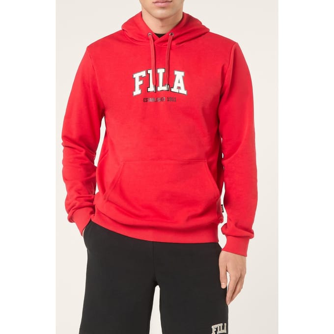 FILA Rifredi Regular Graphic Hoodie True Red Größe: M | Kaputzenpullis Outlet | Herren | Rot