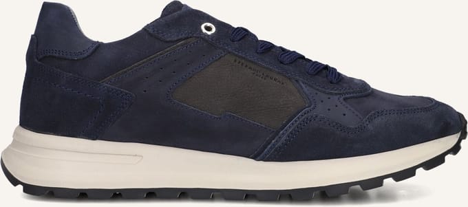 STEFANO LAURAN Star 005 Sneakers - Suède - Heren - Donkerblauw - Maat 41