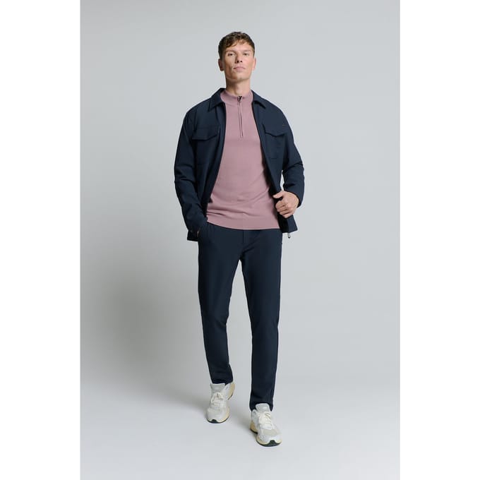 No Excess Pullover Half Zip Mauve Größe: XL | Turtlenecks Outlet | Herren | Violett