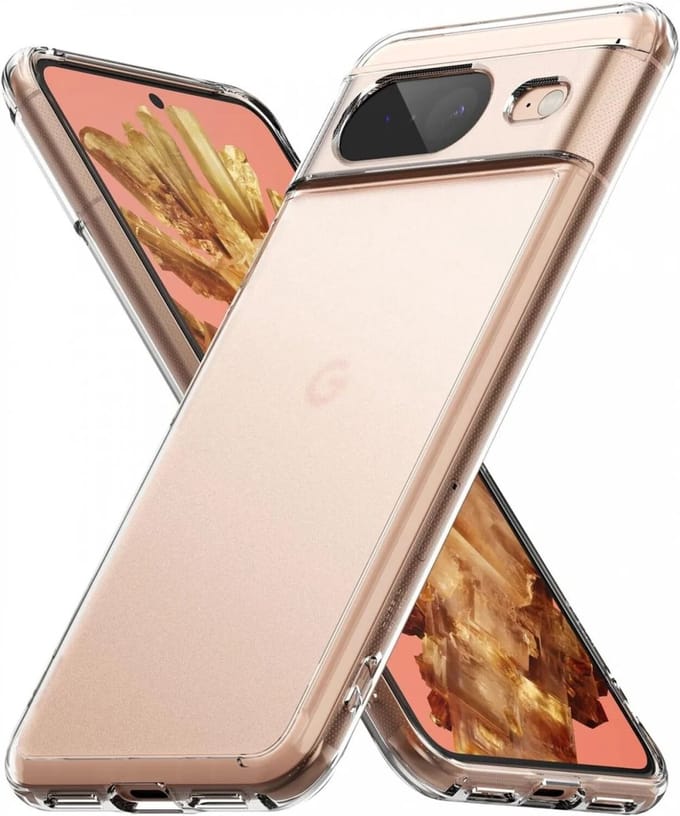 Ringke Fusion Google Pixel 8 Hoesje Back Cover Transparant