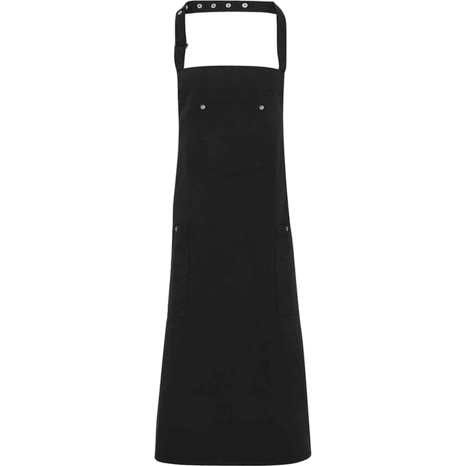 Premier Katoenen Chino Slabbenschort (Zwart)