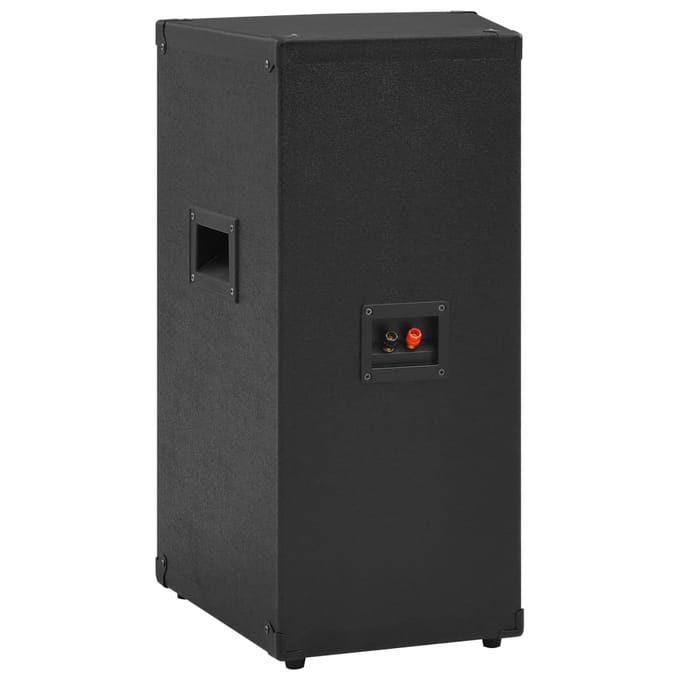 vidaXL - Hifi-podiumluidspreker - passief - 150 - W - 37x37x64 - cm - zwart