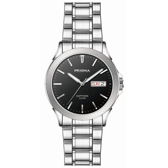 Prisma horloge P.1181 Brace solid Saffier 10 ATM