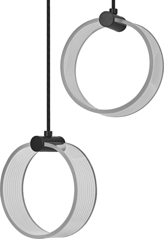LEDVANCE Decor Circle 2XHanglamp PL 14W Click CCT Zwart